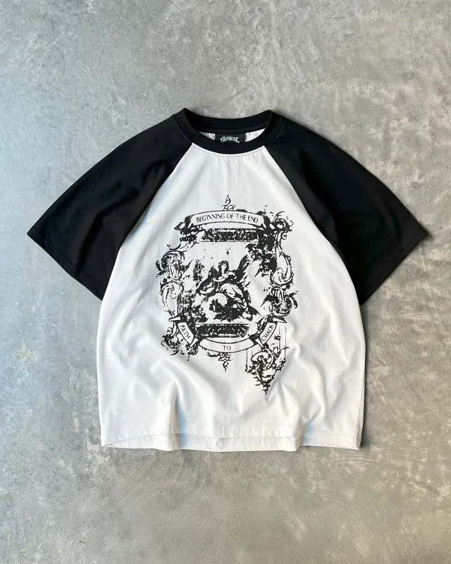 PATH TO CHAOS TEE [BLACK/WHITE] sold by Synical Global