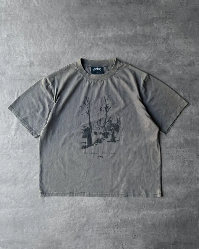 COVERED BY CLOUDS TEE [ONYX] made by Synical Global