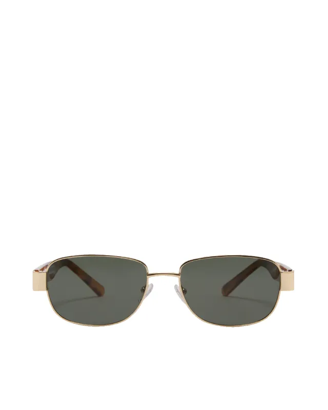 THE ADDISON - GOLD-HAVANA TORT-GREEN made by Banbe Eyewear