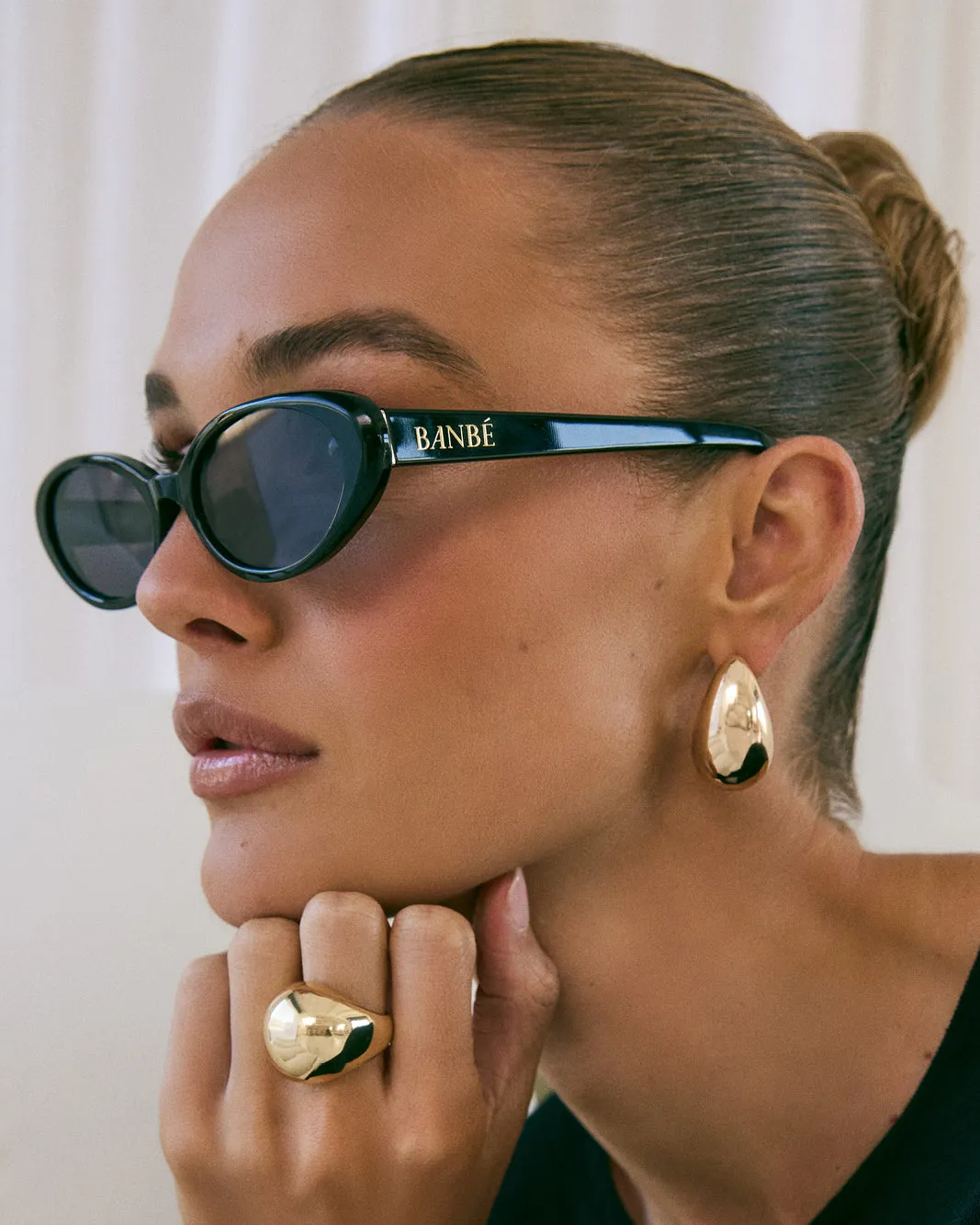 THE IRIS - BLACK-JET sold by Banbe Eyewear product image thumbnail 3