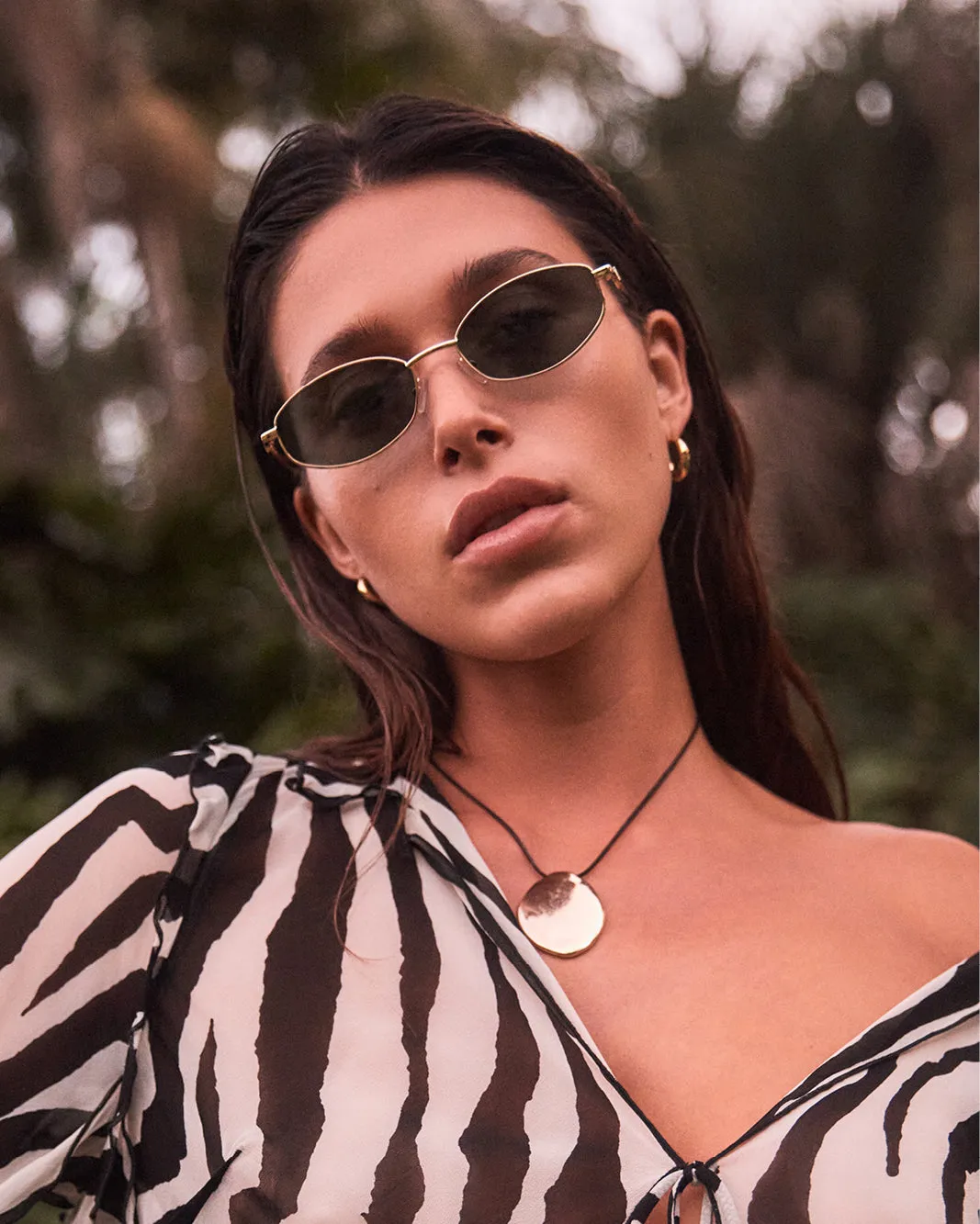 THE MILA - GOLD-GREEN sold by Banbe Eyewear product image thumbnail 2