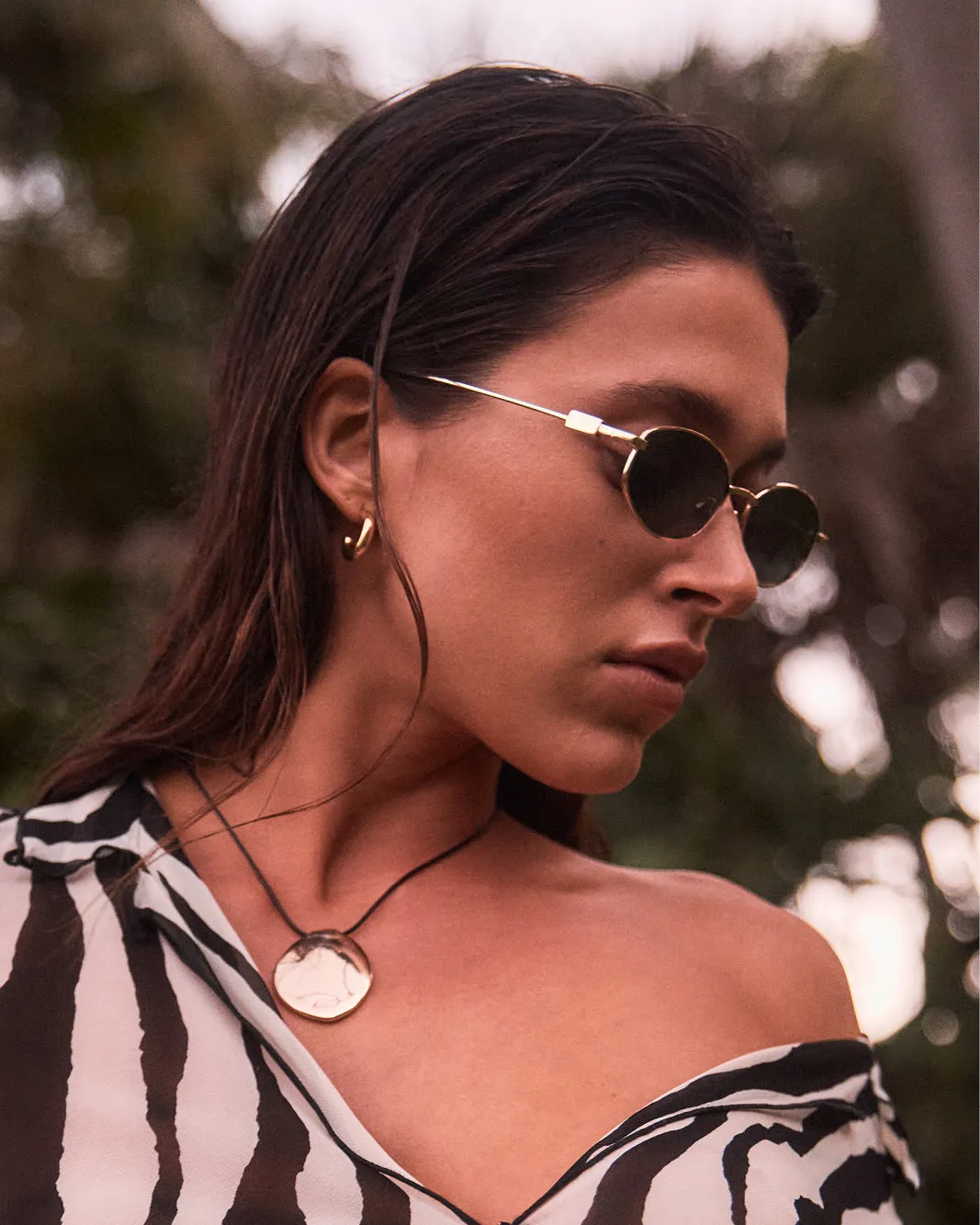 THE MILA - GOLD-GREEN sold by Banbe Eyewear product image thumbnail 3