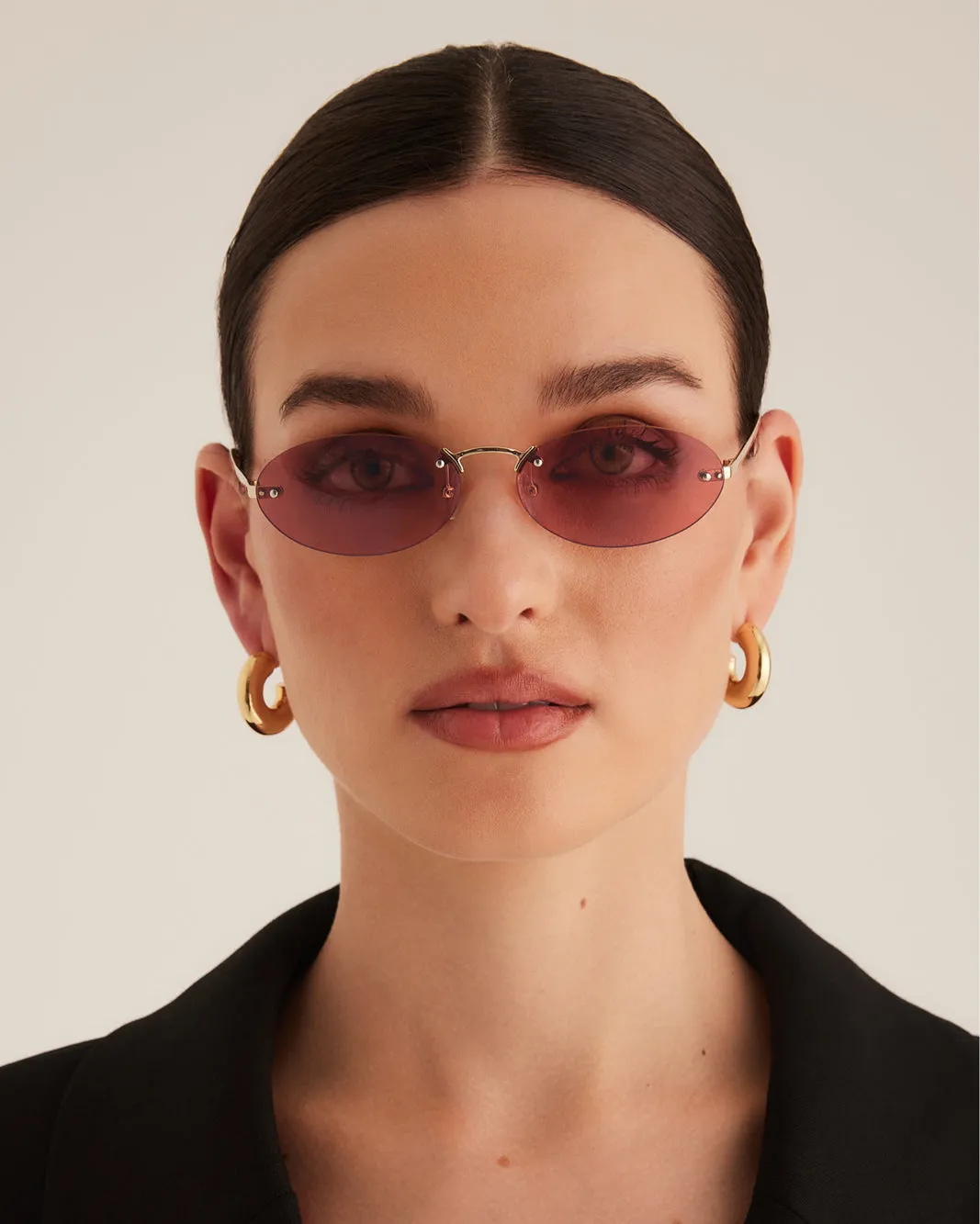 THE SABRINA - GOLD-ROSE sold by Banbe Eyewear product image thumbnail 3