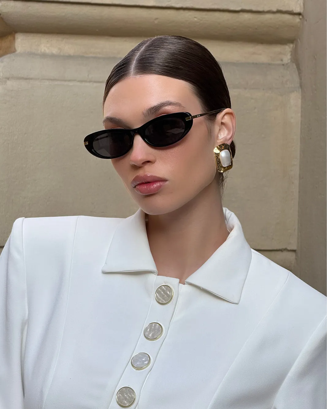 THE RAE - BLACK-BLACK sold by Banbe Eyewear product image thumbnail 2