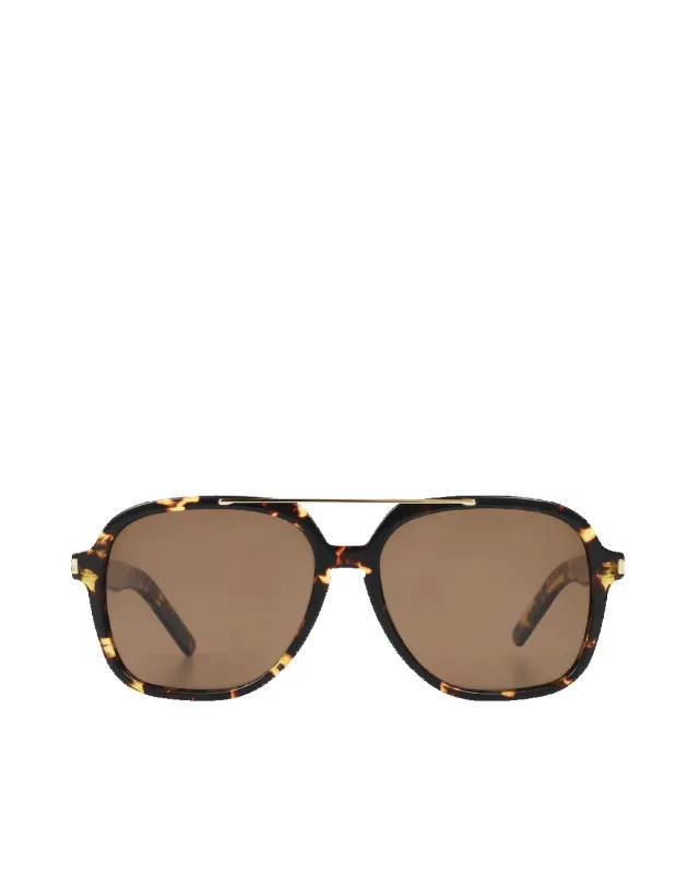 THE LOPEZ - AMBER TORT-CINNAMON sold by Banbe Eyewear