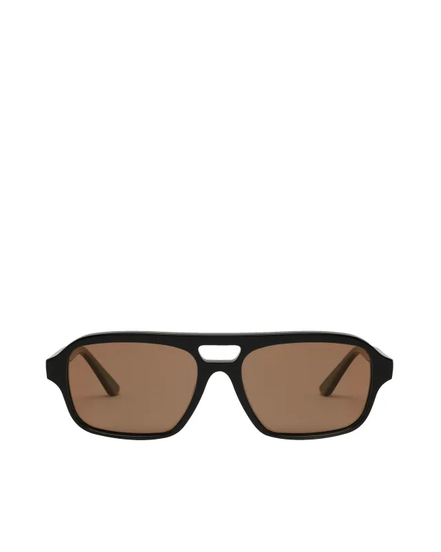 THE DELEVIGNE - BLACK-CARAMEL sold by Banbe Eyewear