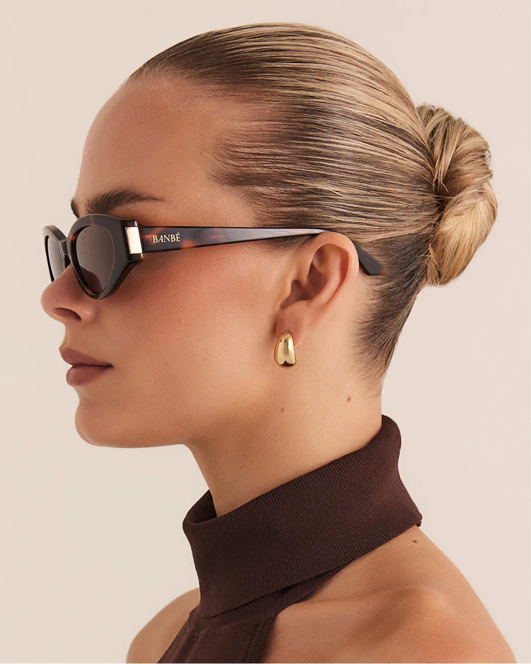 THE ELISSA - CARAMEL TORT-BROWN sold by Banbe Eyewear product image thumbnail 4