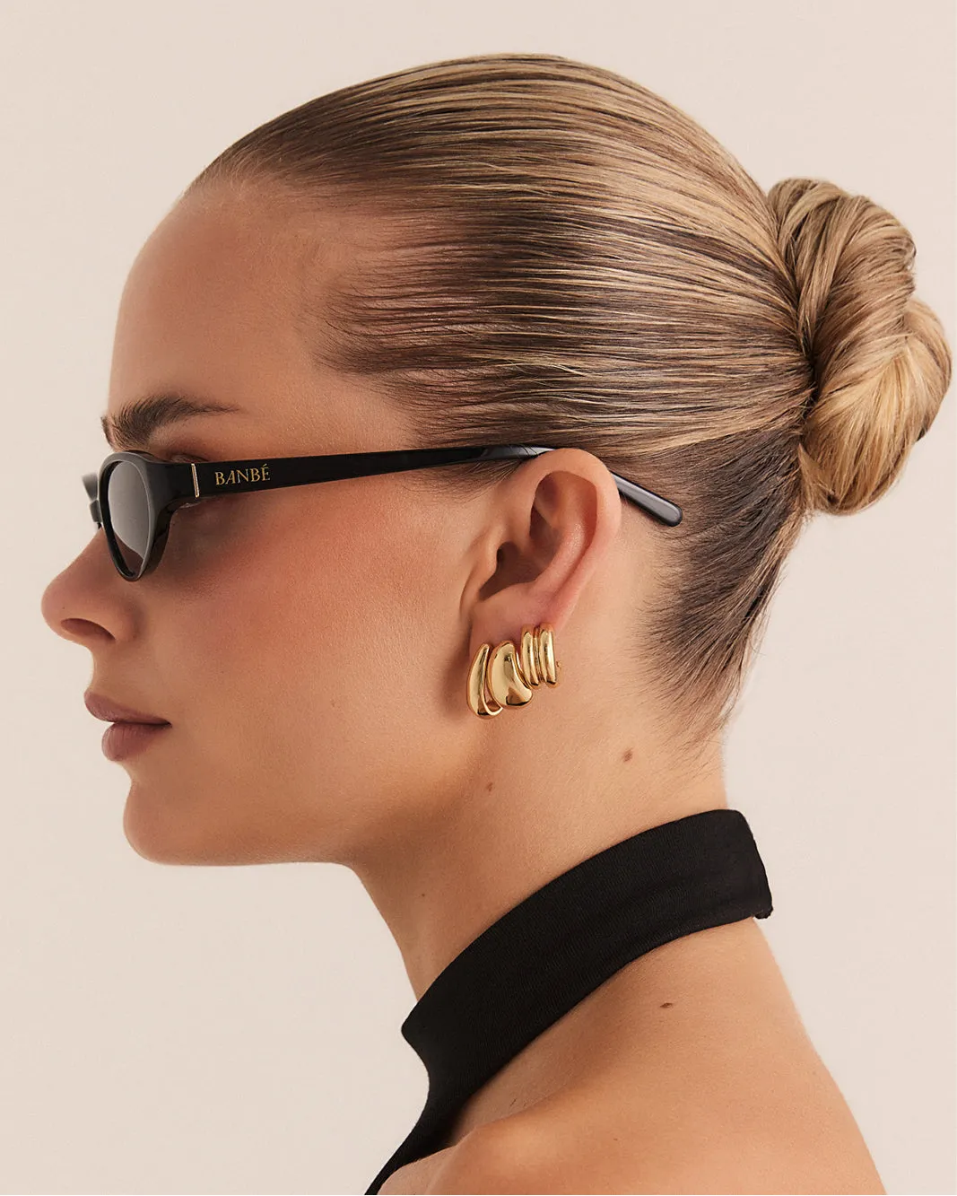 THE SELENA - BLACK-BLACK sold by Banbe Eyewear product image thumbnail 4