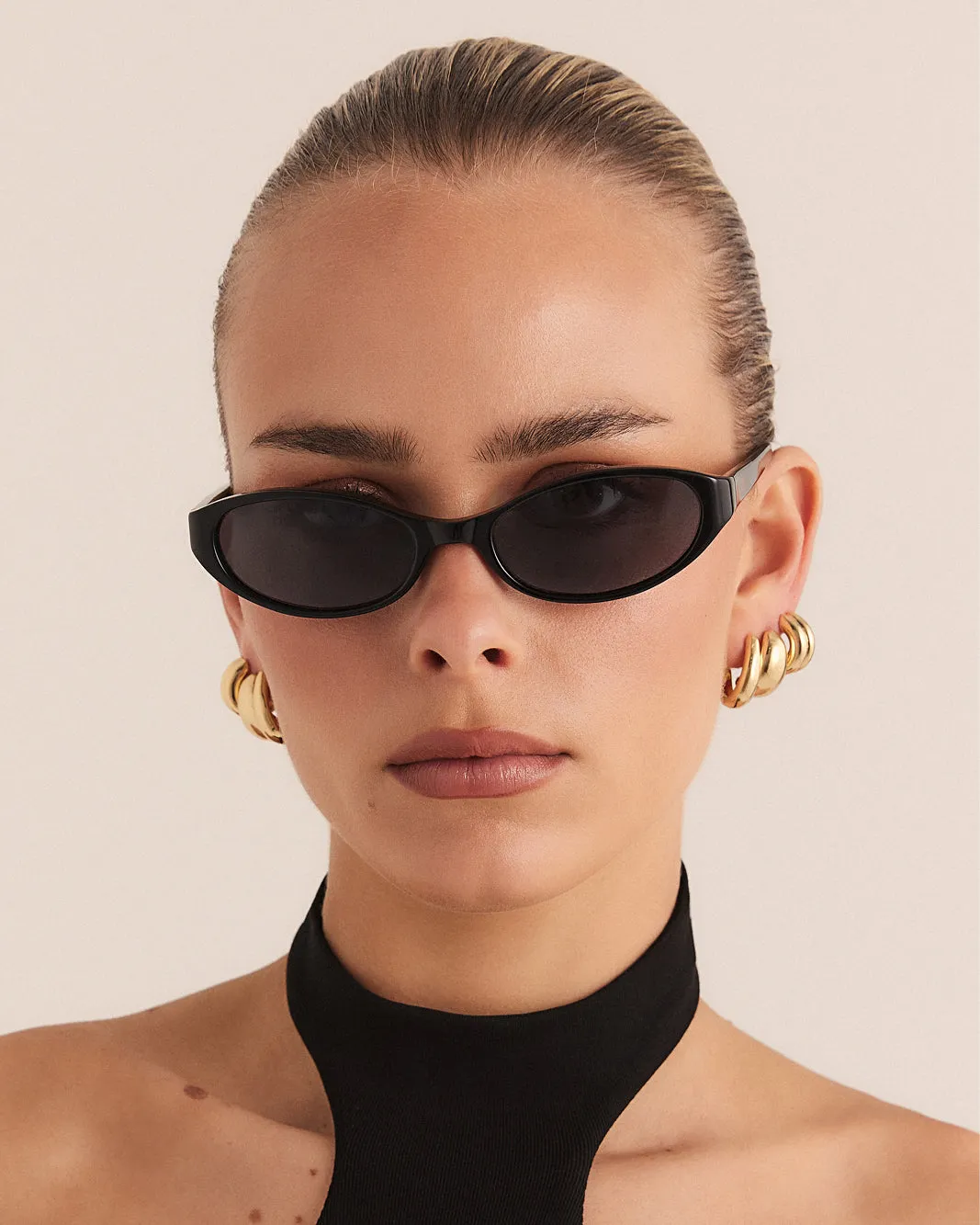 THE SELENA - BLACK-BLACK sold by Banbe Eyewear product image thumbnail 2