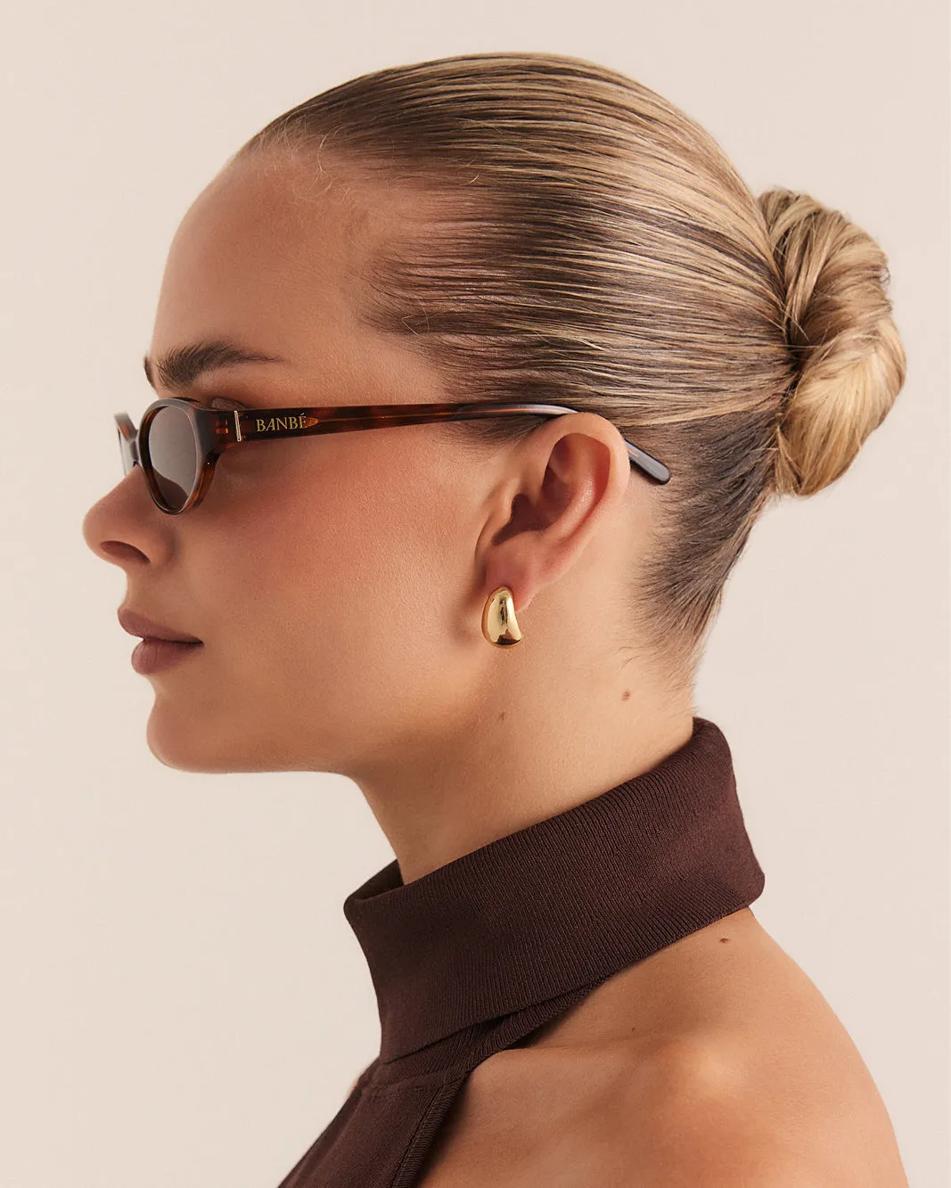 THE SELENA - CARAMEL TORT-CHOCOLATE sold by Banbe Eyewear product image thumbnail 4