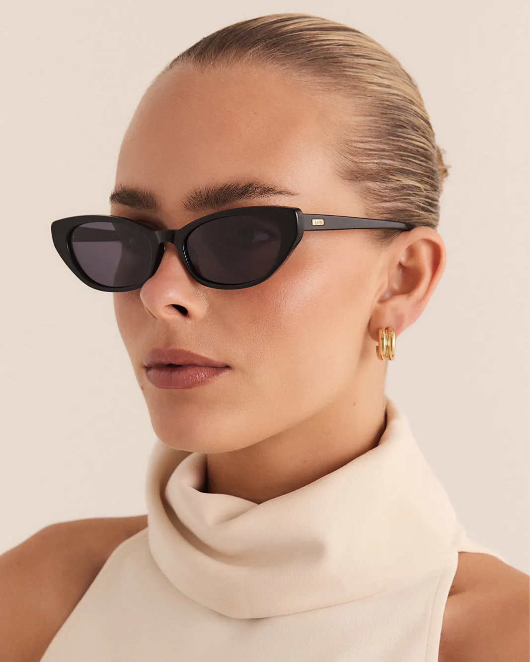 THE DEMI - BLACK-BLACK sold by Banbe Eyewear product image thumbnail 3