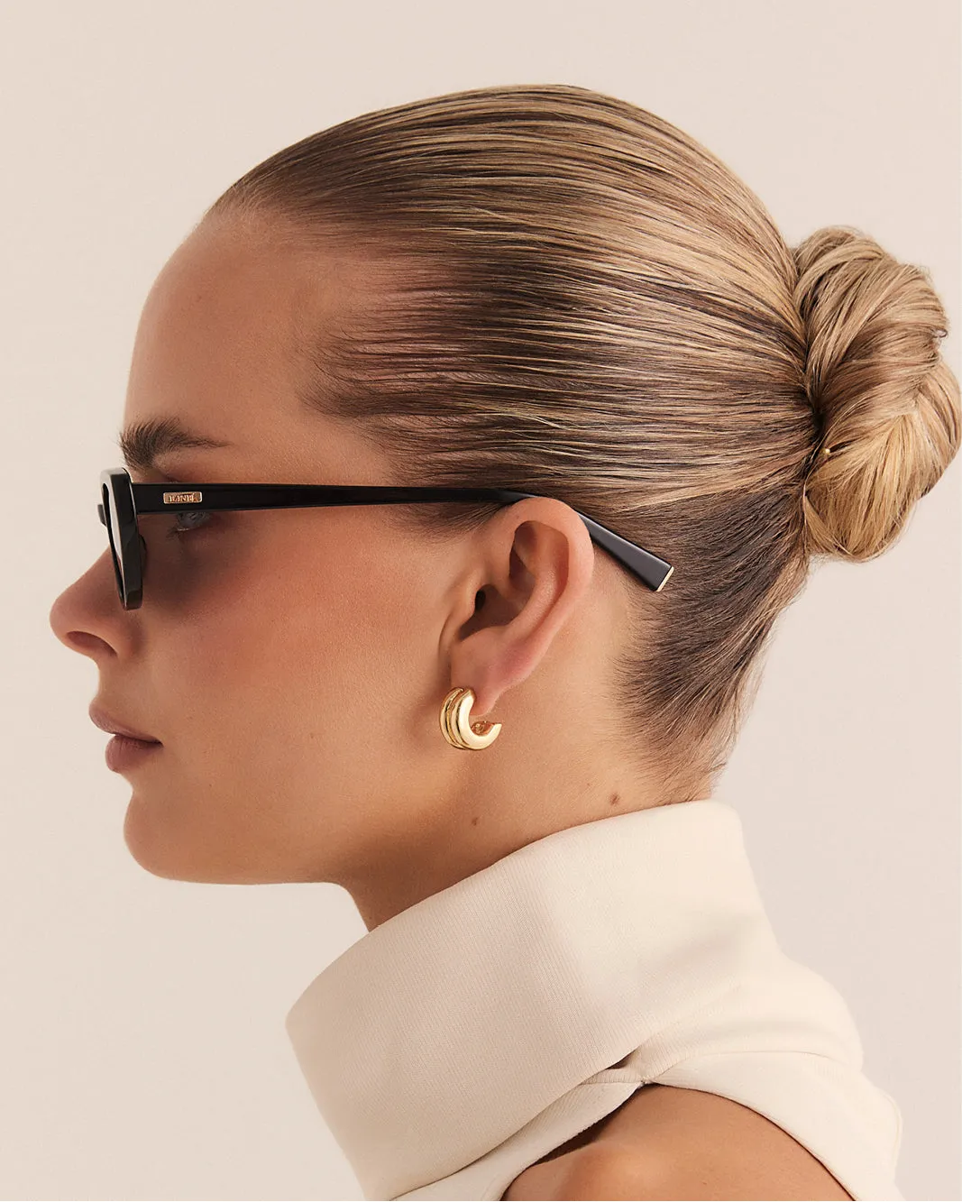 THE DEMI - BLACK-BLACK sold by Banbe Eyewear product image thumbnail 4