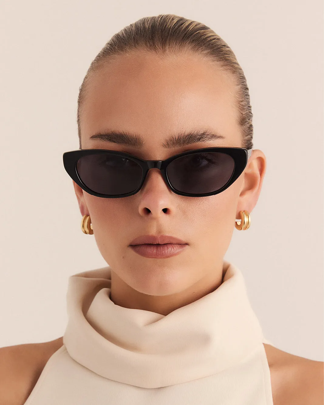 THE DEMI - BLACK-BLACK sold by Banbe Eyewear product image thumbnail 2