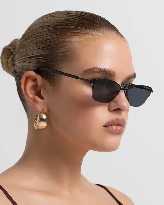 THE LYDIA - BLACK-BLACK made by Banbe Eyewear