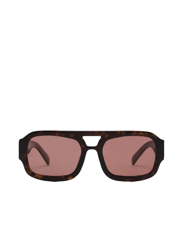 THE SUKI - DARK HAVANA TORT-MELON made by Banbe Eyewear