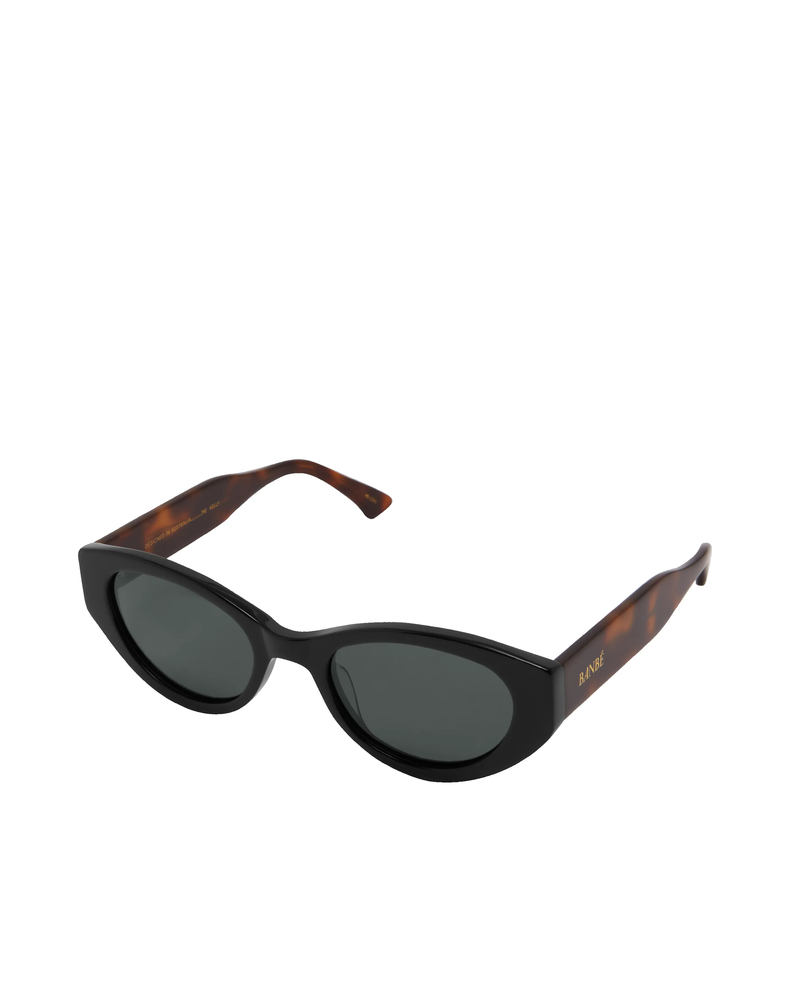 THE KELLY - BLACK-HAVANA TORT-DARK GREEN sold by Banbe Eyewear product image thumbnail 4