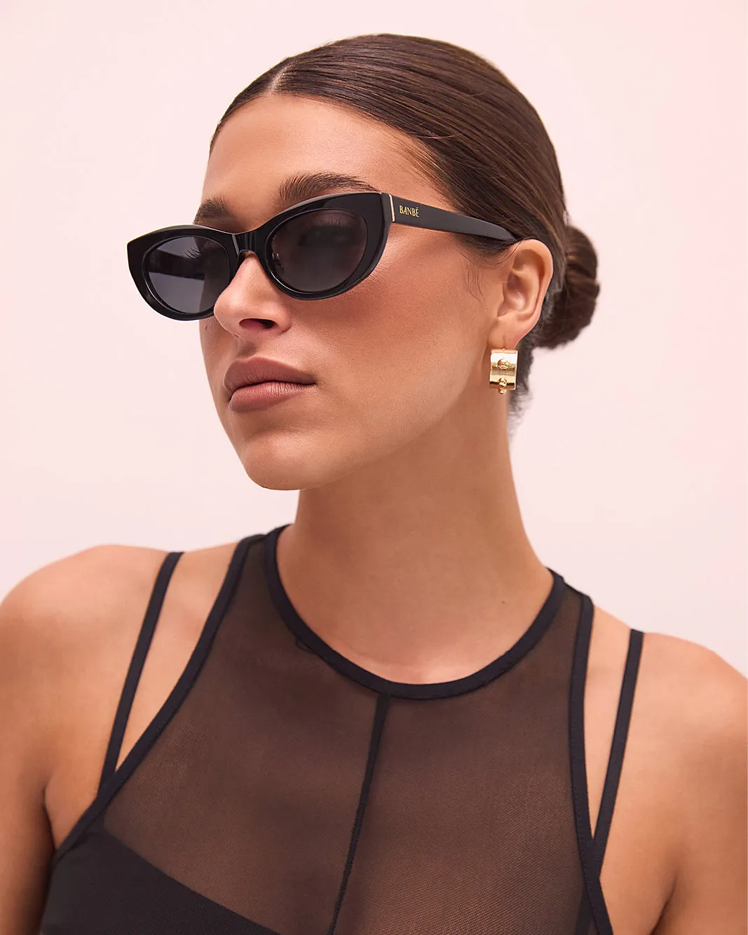 THE ESTELLA - BLACK-BLACK sold by Banbe Eyewear product image thumbnail 2
