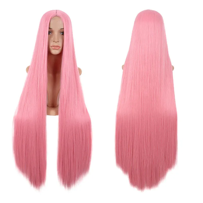 14 Colors 100 cm Long Straight Cosplay Wigs-I sold by Lemail wig