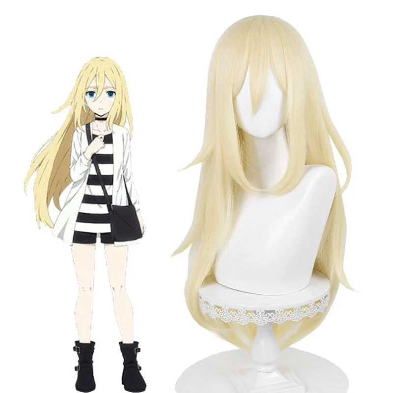 Angels of Death Rachel Gardner Light Blonde Cosplay Wig made by Lemail wig