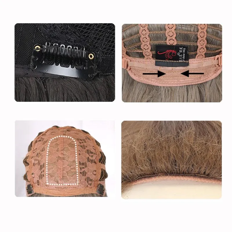 65cm Lolita Medium Long Blonde Long Curly Princess Wigs sold by Lemail wig product image thumbnail 3