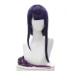 100cm Purple Genshin Impact Raiden Shogun Cosplay Wig sold by Lemail wig