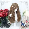 Lolita Long Curly Light Brown Cosplay Wig sold by Lemail wig