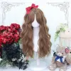 Lolita Long Curly Light Brown Cosplay Wig sold by Lemail wig