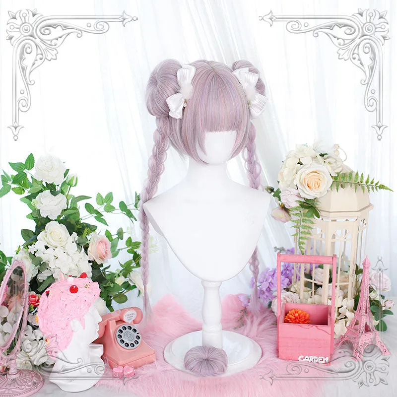 Lolita Cute JK Double Ponytail Short Cosplay Wig sold by L-email wig product image thumbnail 2