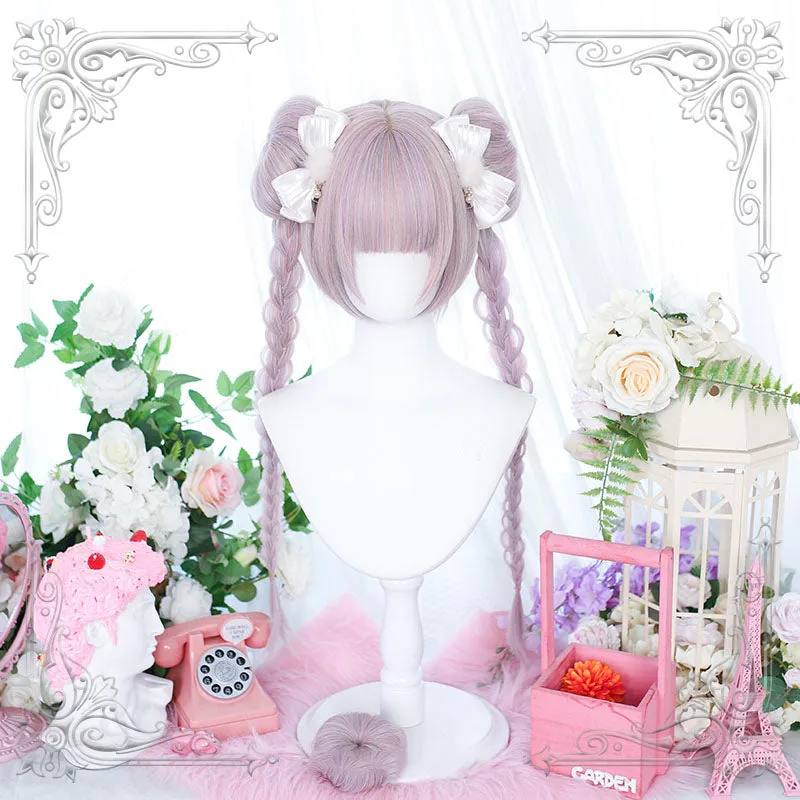 Lolita Cute JK Double Ponytail Short Cosplay Wig sold by L-email wig