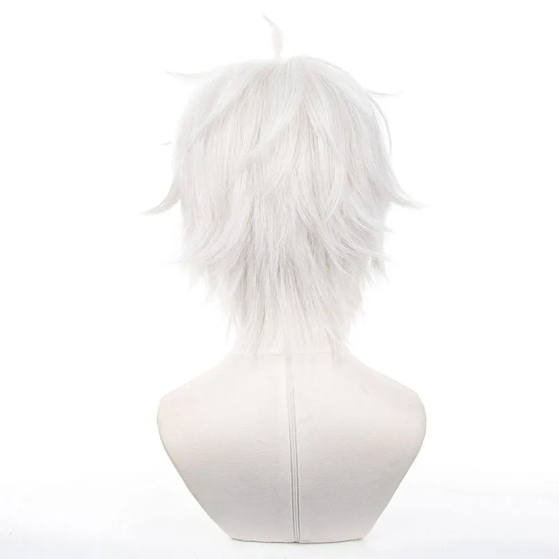 Blue Lock Seishiro Nagi Silver White Cosplay Wig sold by Lemail wig product image thumbnail 5