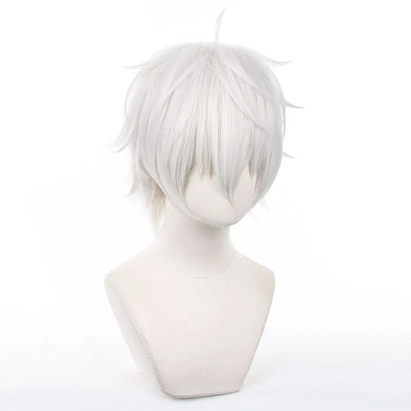 Blue Lock Seishiro Nagi Silver White Cosplay Wig sold by Lemail wig product image thumbnail 3