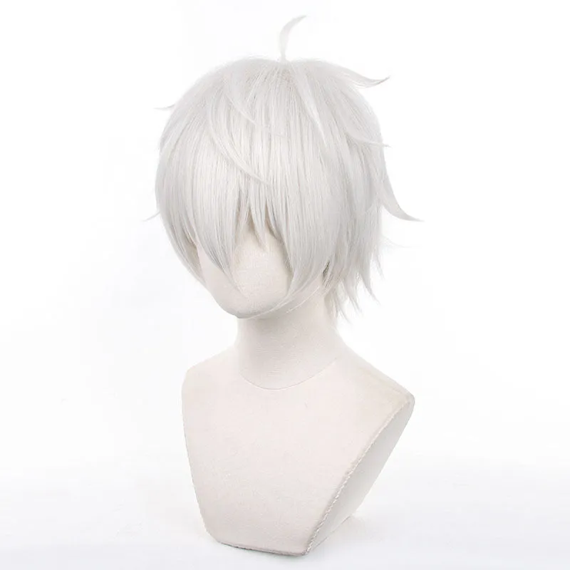 Blue Lock Seishiro Nagi Silver White Cosplay Wig sold by Lemail wig product image thumbnail 4