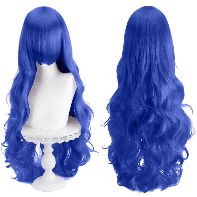19 Colors Anime Long Curly High Quality Cosplay Wigs-F sold by Lemail wig