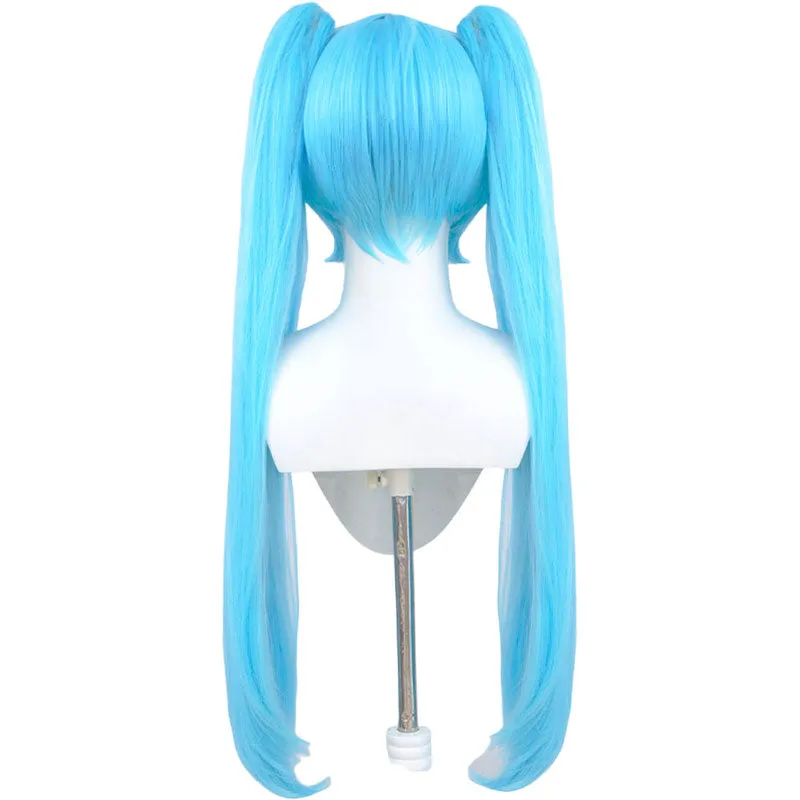 Hatsune Miku Mesmerizer Blue Halloween Cosplay Costume And Long Wig Kit sold by Lemail wig product image thumbnail 3