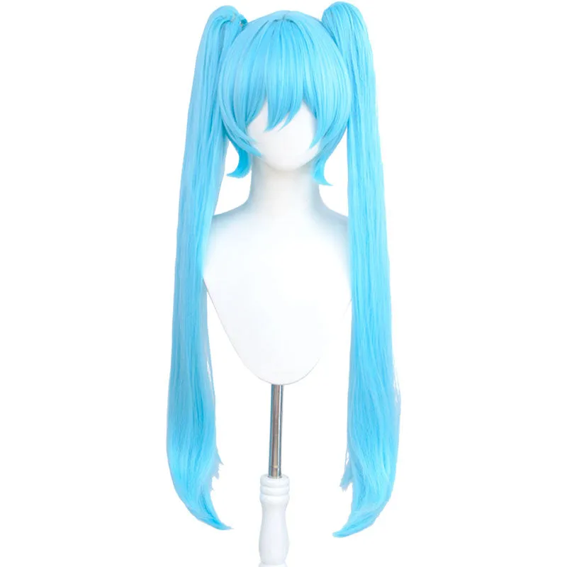 Hatsune Miku Mesmerizer Blue Halloween Cosplay Costume And Long Wig Kit sold by Lemail wig product image thumbnail 2
