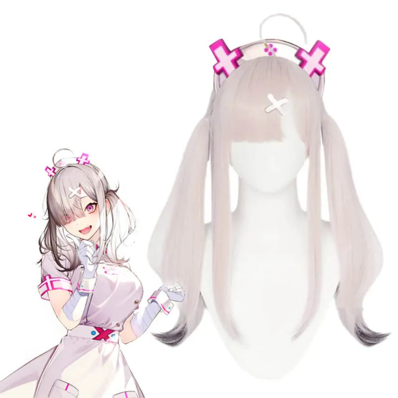 Virtual YouTuber Sukoya Kana 65cm Long Straight Mixed Color Cosplay Wigs sold by Lemail wig