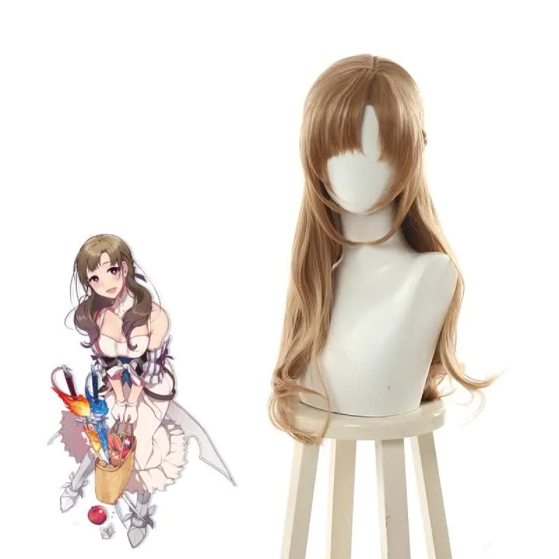 Anime Do You Love Your Mom and Her Two-Hit Multi-Target Attacks Oosuki Mamako Long Curly Brown Cosplay Wigs sold by L-email wig