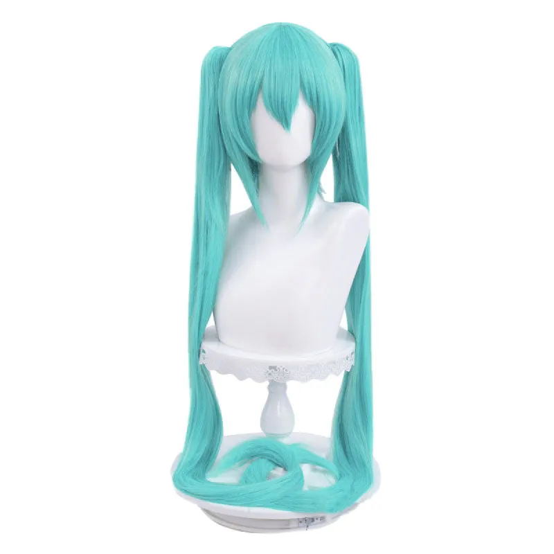 Hatsune Miku Long Blue Cosplay Wigs-A sold by Lemail wig
