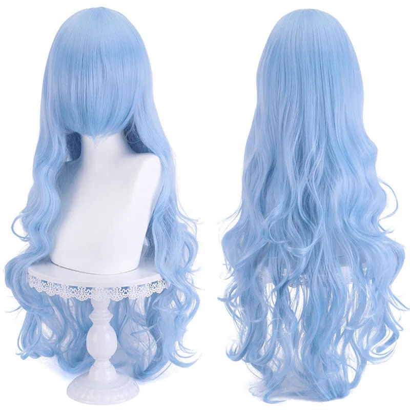19 Colors Anime Long Curly High Quality Cosplay Wigs-N sold by Lemail wig