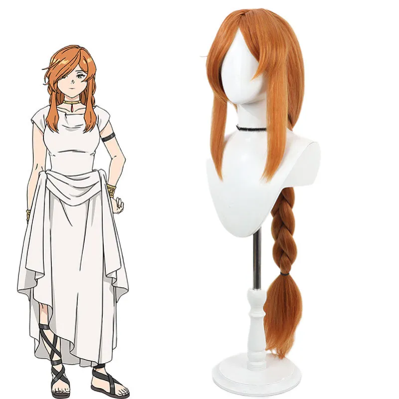 Frieren: Beyond Journey's End Flamme Orange Long Cosplay Wigs sold by Lemail wig