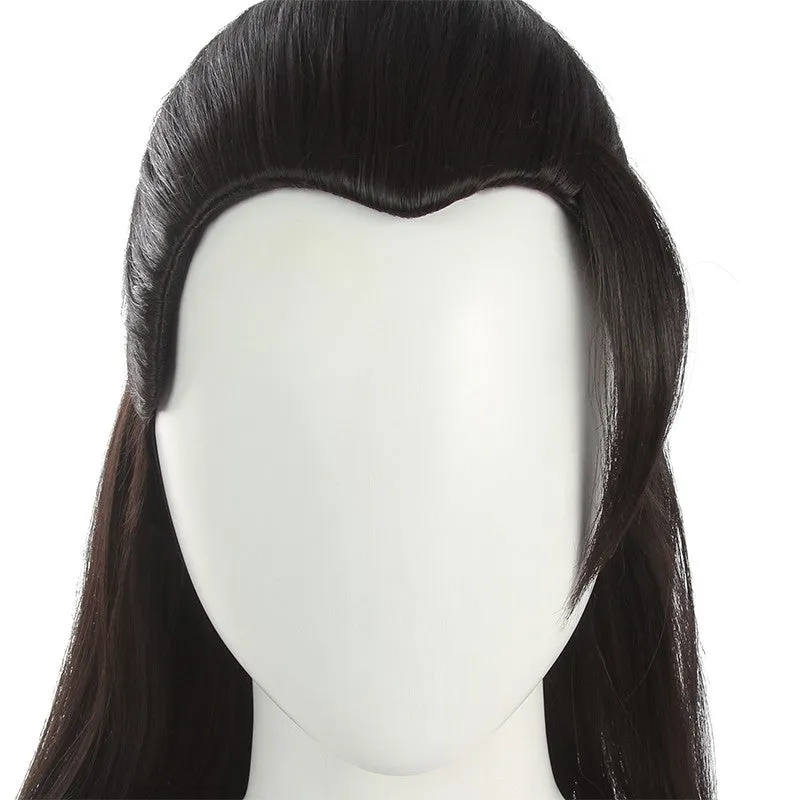 Anime Jujutsu Kaisen Suguru Getou Long Black Men Cosplay Wigs sold by Lemail wig product image thumbnail 5