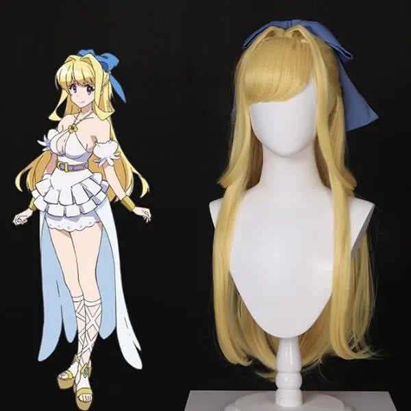 Cautious Hero: The Hero Is Overpowered but Overly Cautious Ristarte Long Blonde Cosplay Wigs sold by Lemail wig product image thumbnail 3
