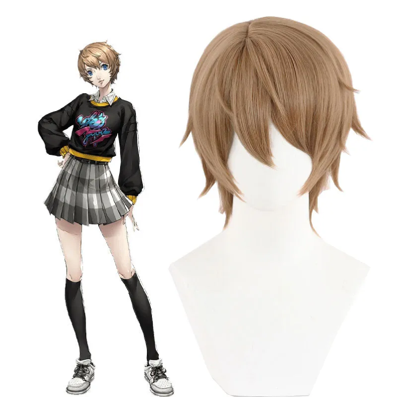 Persona 5 The Phantom X Motoha Arai Cosplay Wig sold by Lemail wig
