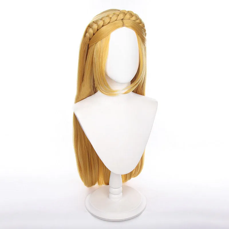 Zelda: Breath of the Wild Princess Zelda Blonde Cosplay Wigs sold by Lemail wig product image thumbnail 4