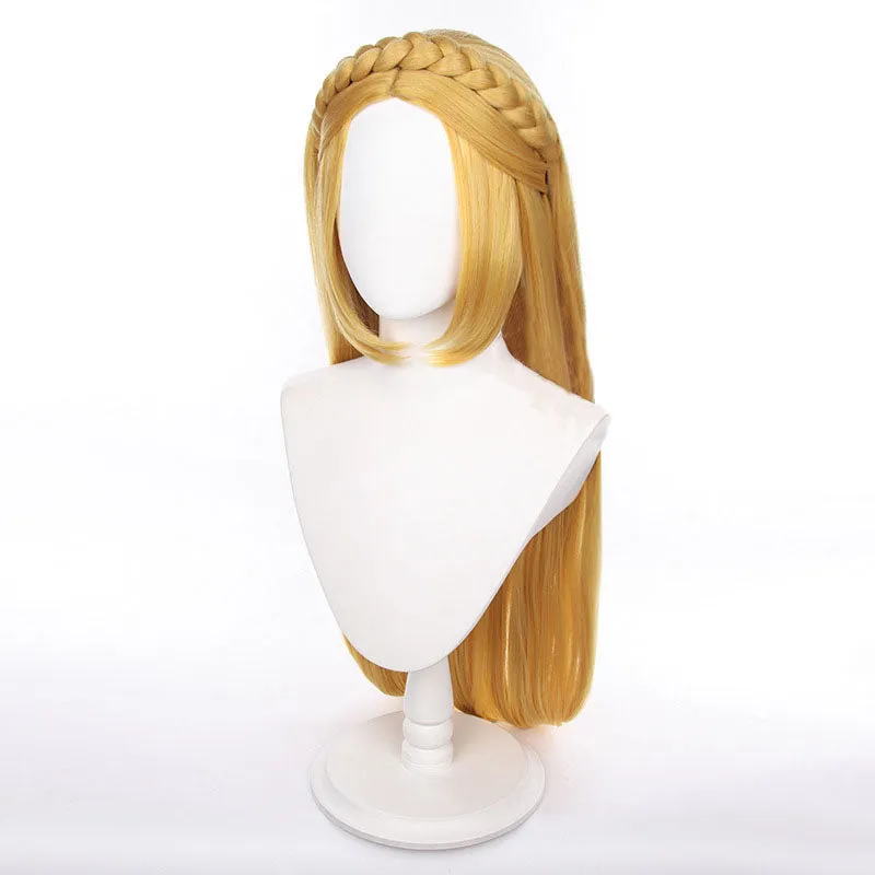 Zelda: Breath of the Wild Princess Zelda Blonde Cosplay Wigs sold by Lemail wig product image thumbnail 3