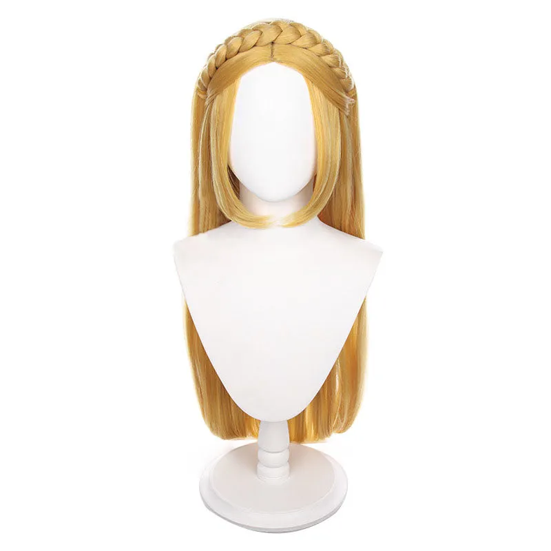 Zelda: Breath of the Wild Princess Zelda Blonde Cosplay Wigs sold by Lemail wig product image thumbnail 2