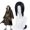 Naruto Shippuuden Itachi Uchiha Black Long Cosplay Wigs sold by Lemail wig