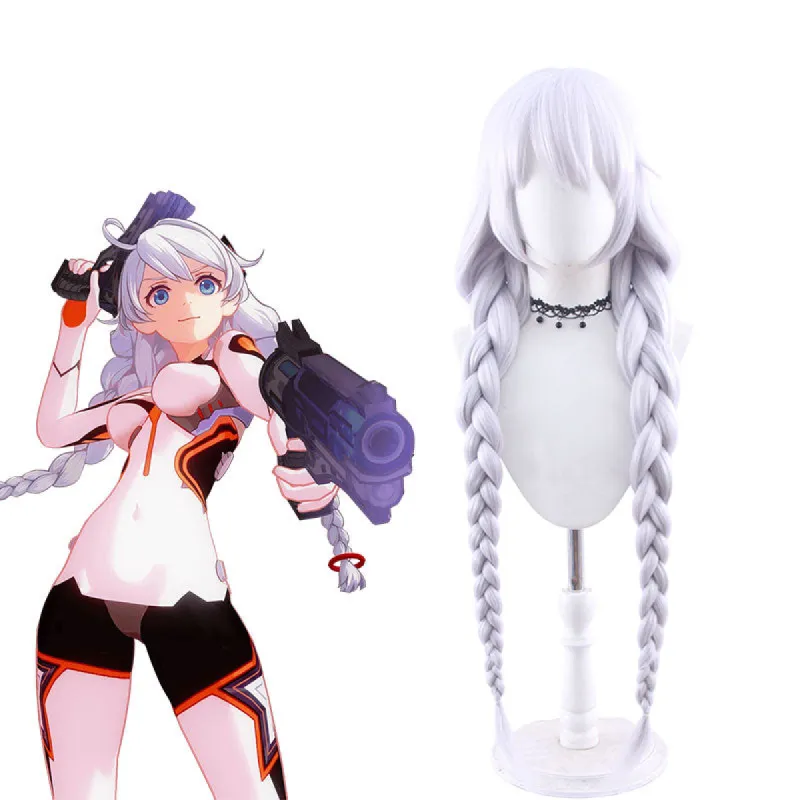 Honkai Impact 3rd Kiana White Cosplay Wig sold by Lemail wig