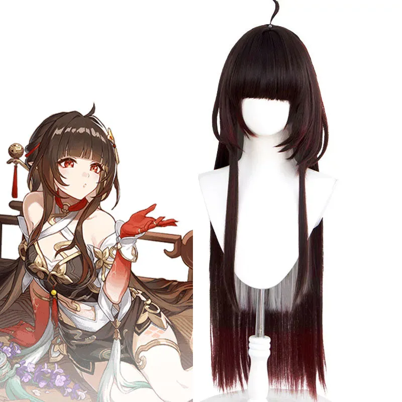 Honkai Star Rail Ling Sha Brown Cosplay Wig sold by Lemail wig