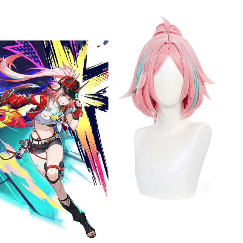Honkai Star Rail Rappa Cosplay Wig sold by Lemail wig